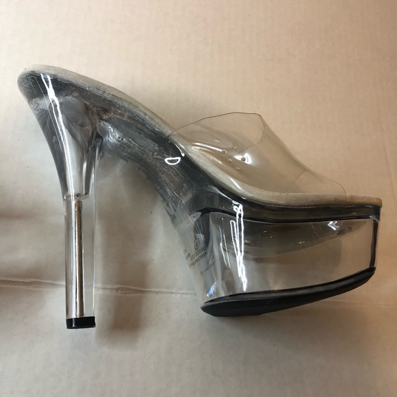 Ellie Shoes | Clear Platform Stiletto 6 Inch Heels | Poshmark